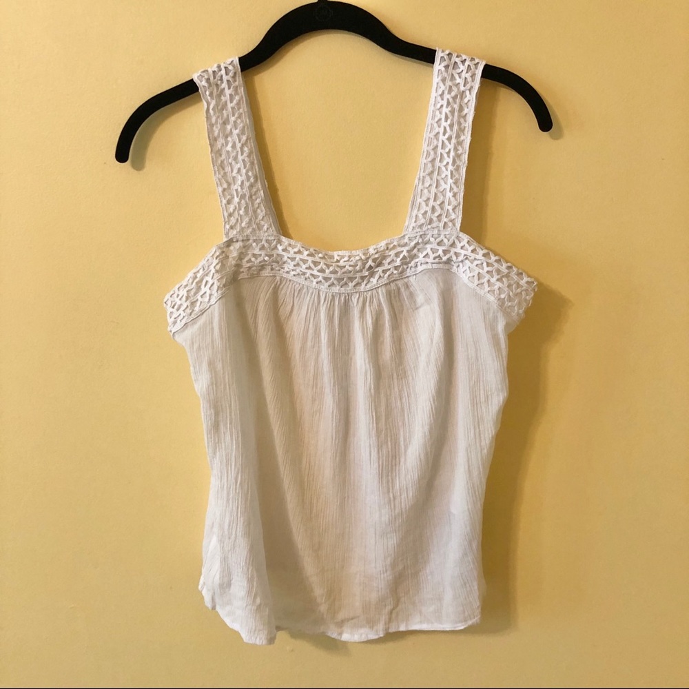 Old Navy white tank top blouse